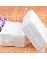 CLEAR BAG WO873- LINT FREE NAIL WIPES - 200'S