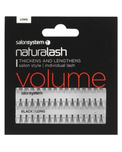 0225108 - SS LONG BLACK LASHES - INDIVIDUAL PACK