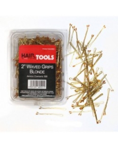 60521 2" WAVED GRIPS BLONDE BOX OF 500