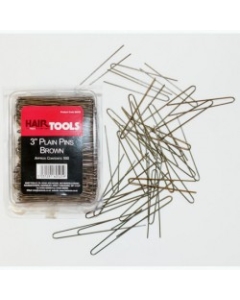 60525 PLAIN PINS 3" BROWN (500)