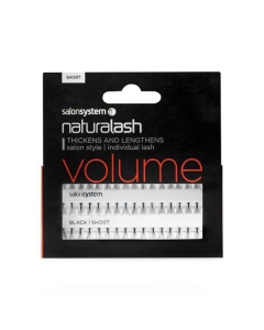 0225106 SS SHORT BLACK LASHES - INDIVIDUAL PACK