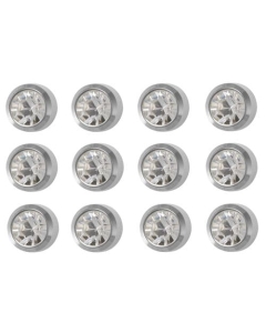DCNR204W REG STAINL BEZEL APRIL CRSTL 12