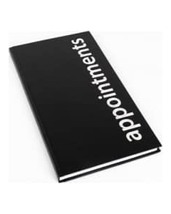 AB3 APPOINTMENT BOOK 3 COLUMN BLACK