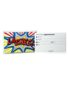 APPOINTMENT CARDS LASHES - POP ART