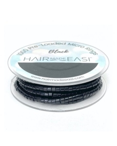 M/RINGS BLACK (1000) PRE LOADED SILICONE