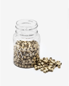 AL- MICRO RINGS BLONDE 500PCS