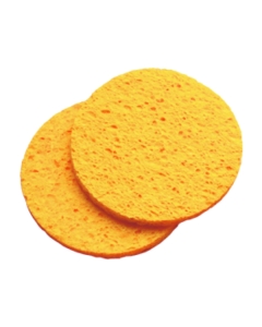 HBA1430 - MASK SPONGES YELLOW LARGE SIZE 2PK