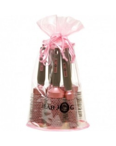 61179 HJ PINK RADIAL BRUSH SET IN BAG