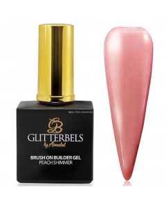 BGEL009 PEACH SHIMMER BUILD GEL GLITTERBELS