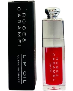 ROSE & CARAMEL LIP OIL POMEGRANITE