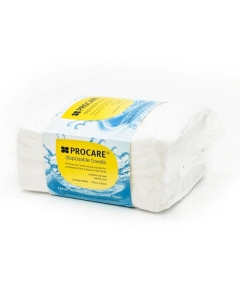 DISPOSABLE TOWELS WHITE PK 50